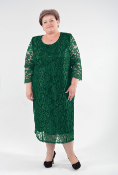 Платье "Скарлет" (арт. 090) зеленый Платье "Скарлет" (арт. 090) зеленый