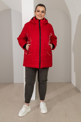 Куртка ЛОЛА (ОКВ23-003 (красный)  (TERRА XL, Москва) — размеры 72-74